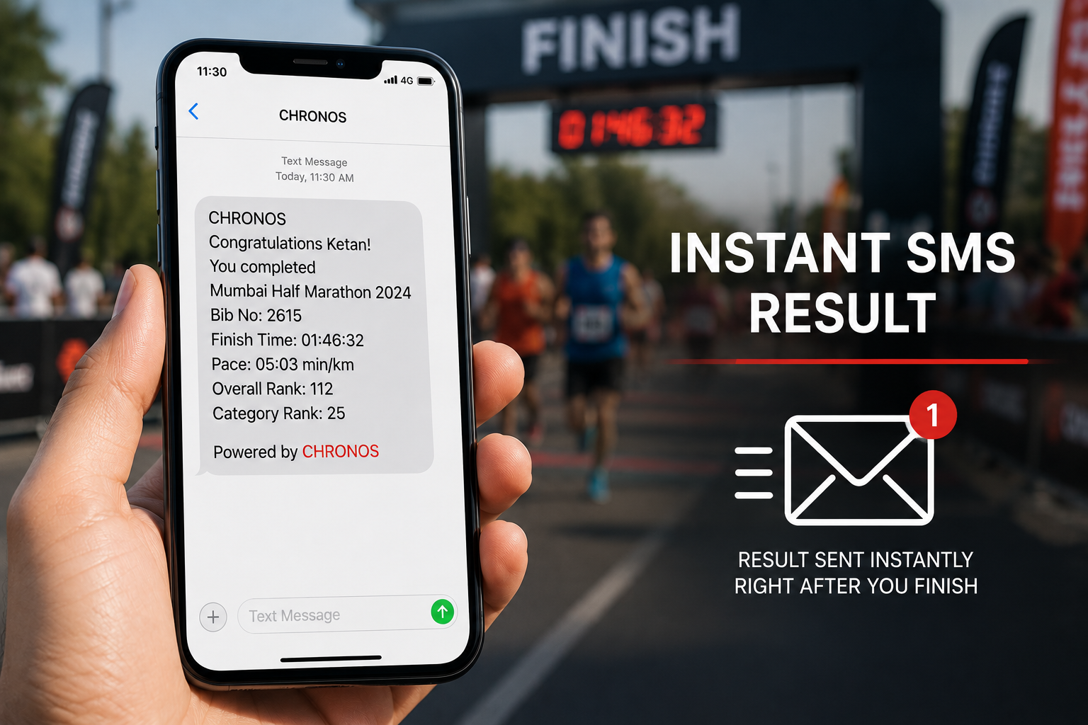 Instant SMS results